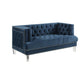 ACME Ansario Loveseat, Blue Velvet FredCo