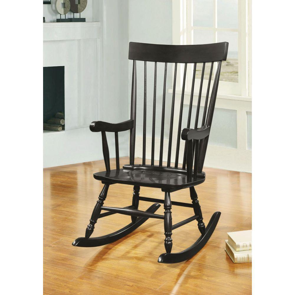 ACME Arlo Rocking Chair, Black FredCo