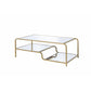 ACME Astrid Coffee Table, Gold & Mirror FredCo