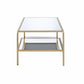 ACME Astrid Coffee Table, Gold & Mirror FredCo