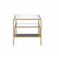 ACME Astrid End Table, Gold & Mirror FredCo