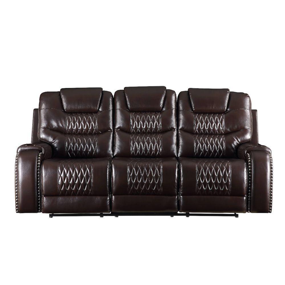 ACME Braylon Sofa (Motion), Brown PU FredCo