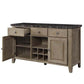 ACME Charnell Server, Marble & Oak Finish FredCo