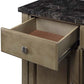 ACME Charnell Server, Marble & Oak Finish FredCo