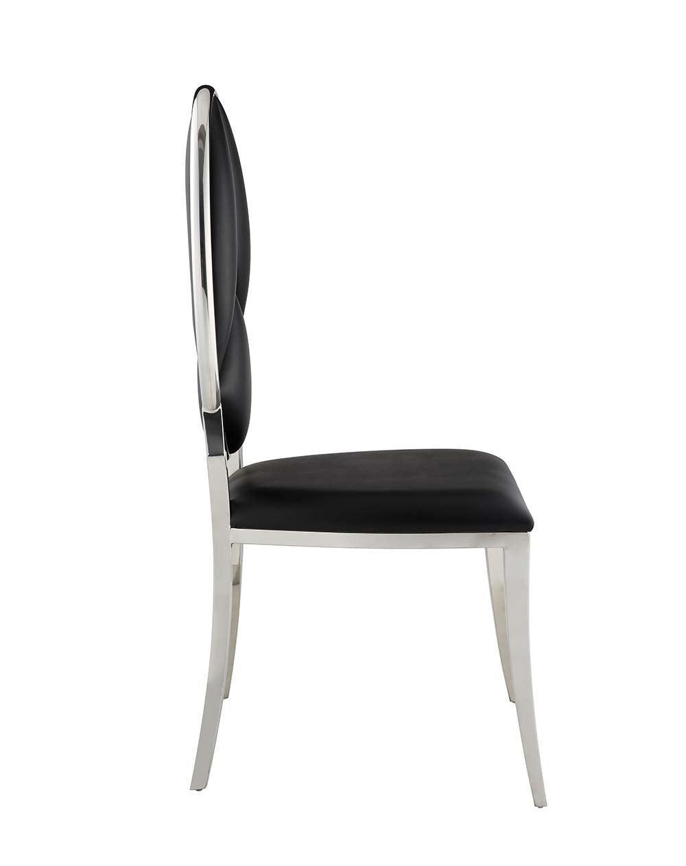 ACME Cyrene Side Chair (Set-2), Black FredCo