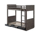 ACME Estevon T/T Bunk Bed, Gray Oak Finish FredCo