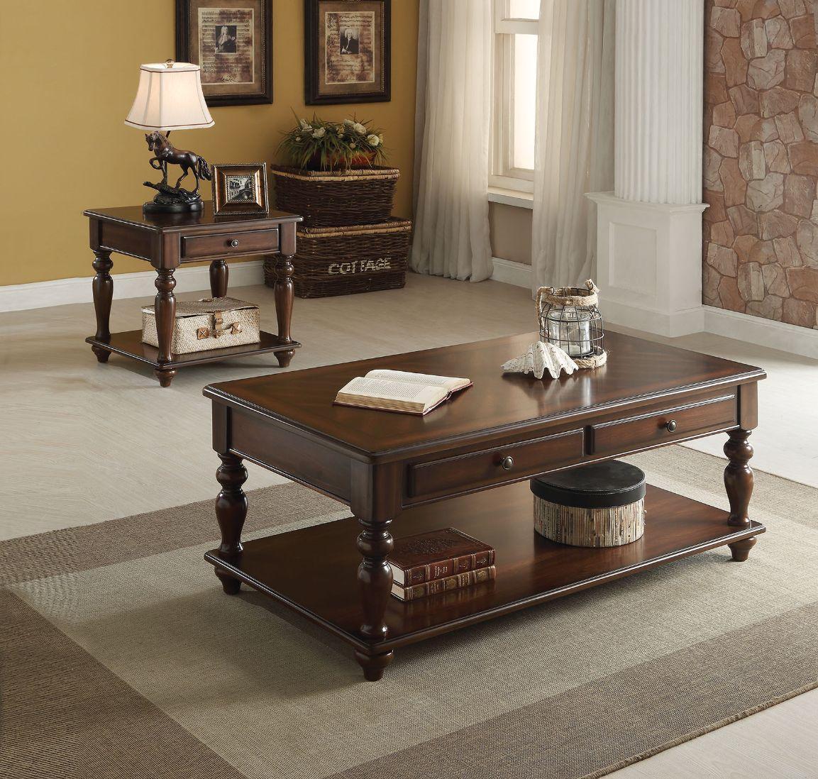 ACME Farrel Coffee Table w/Lift Top, Walnut FredCo