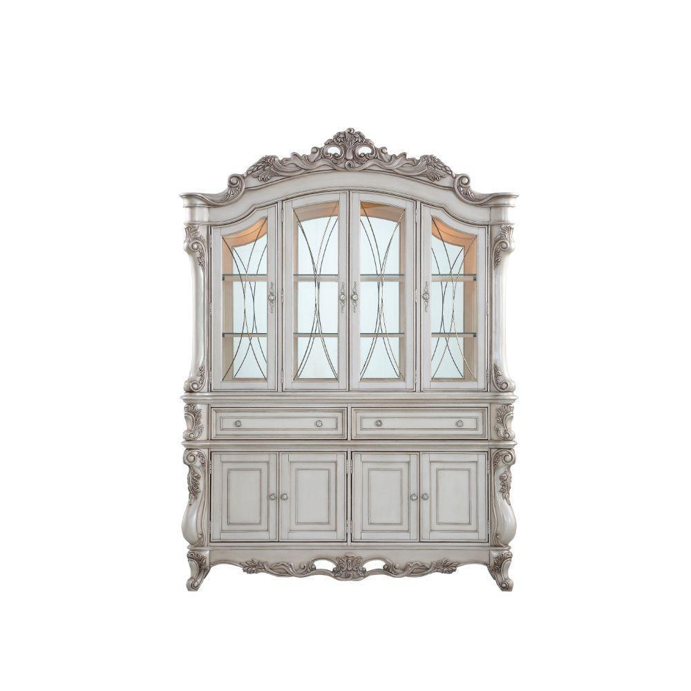 ACME Gorsedd Hutch & Buffet, Antique White 67444 FredCo