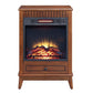 ACME Hamish Fireplace, Walnut Finish FredCo