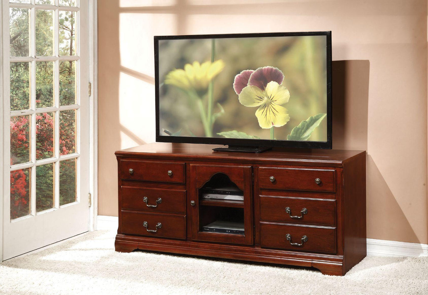 ACME Hercules TV Stand, Cherry FredCo