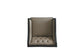 ACME House Beatrice Chair w/Pillow, Tan PU, Black PU & Charcoal Finish FredCo