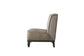 ACME House Marchese Accent Chair w/Pillow, Two Tone Beige Fabric & Tobacco Finish FredCo