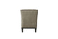 ACME House Marchese Accent Chair w/Pillow, Two Tone Beige Fabric & Tobacco Finish FredCo