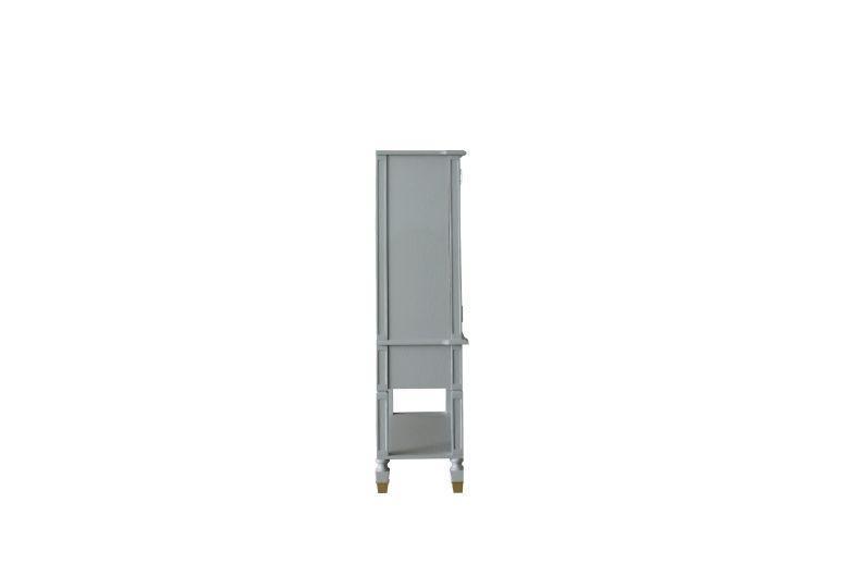 ACME House Marchese Cabinet, Pearl Gray Finish FredCo