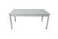 ACME House Marchese Dining Table, Pearl Gray Finish FredCo