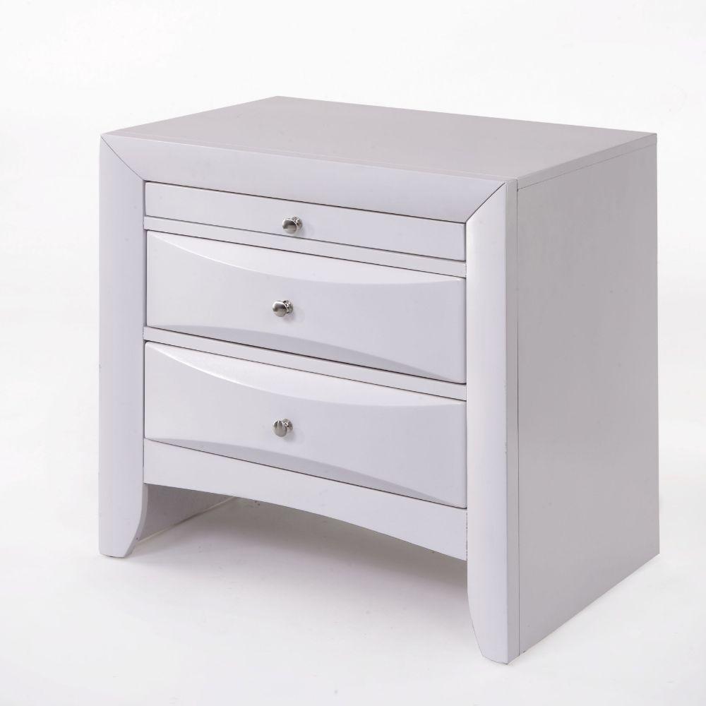 ACME Ireland Nightstand, White FredCo