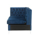 ACME Jaszira Modular - Armless Loveseat w/2 Pillows, Blue Velvet FredCo