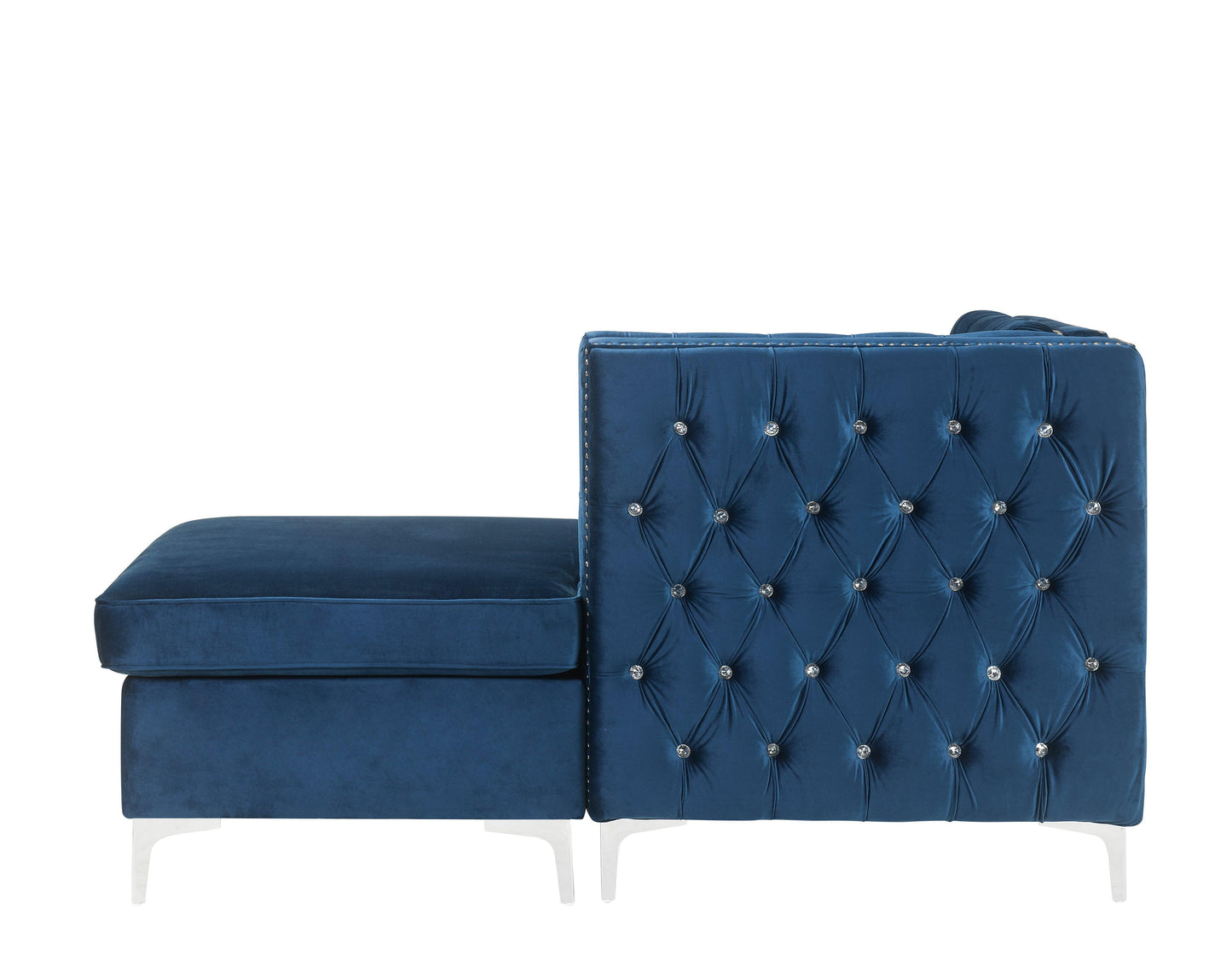 ACME Jaszira Modular - Chaise, Blue Velvet FredCo