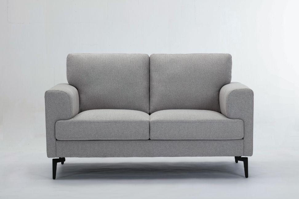 ACME Kyrene Loveseat, Light Gray Linen FredCo