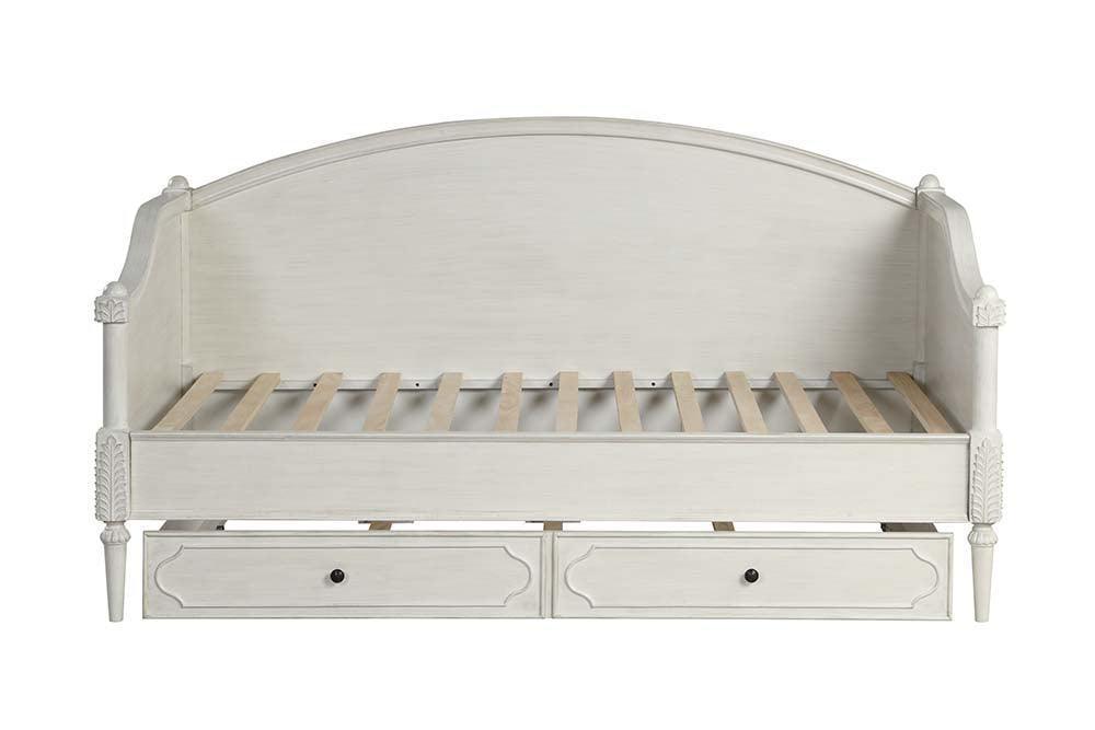 ACME Lucien Twin Daybed , Antique White Finish FredCo