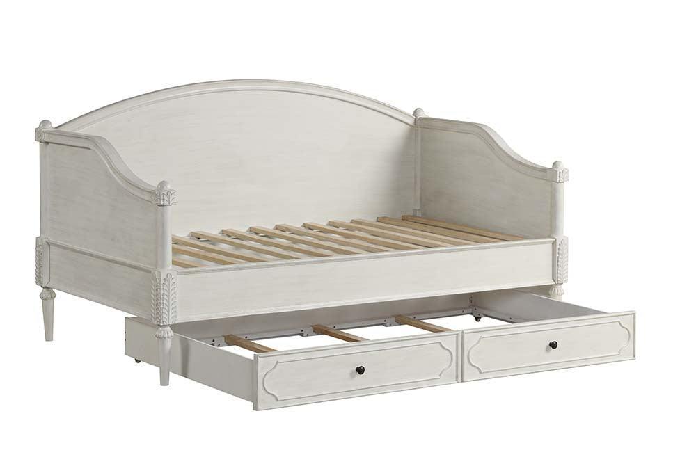 ACME Lucien Twin Daybed , Antique White Finish FredCo