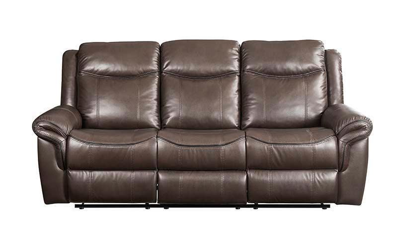 ACME Lydia Motion Sofa, Brown Leather Aire FredCo