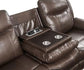 ACME Lydia Motion Sofa, Brown Leather Aire FredCo