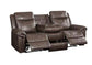 ACME Lydia Motion Sofa, Brown Leather Aire FredCo