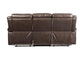 ACME Lydia Motion Sofa, Brown Leather Aire FredCo