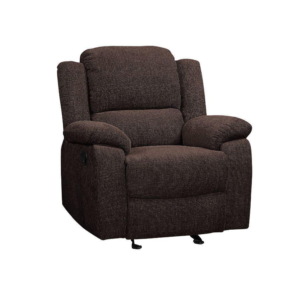 ACME Madden Glider Recliner, Brown Chenille FredCo