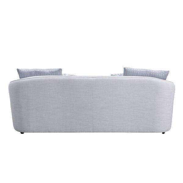 ACME Mahler Sofa w/4 Pillows, Beige Linen FredCo