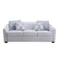 ACME Mahler Sofa w/4 Pillows, Beige Linen FredCo