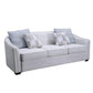 ACME Mahler Sofa w/4 Pillows, Beige Linen FredCo