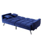 ACME Mecene Adjustable Sofa , Blue Velvet FredCo