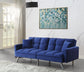 ACME Mecene Adjustable Sofa , Blue Velvet FredCo