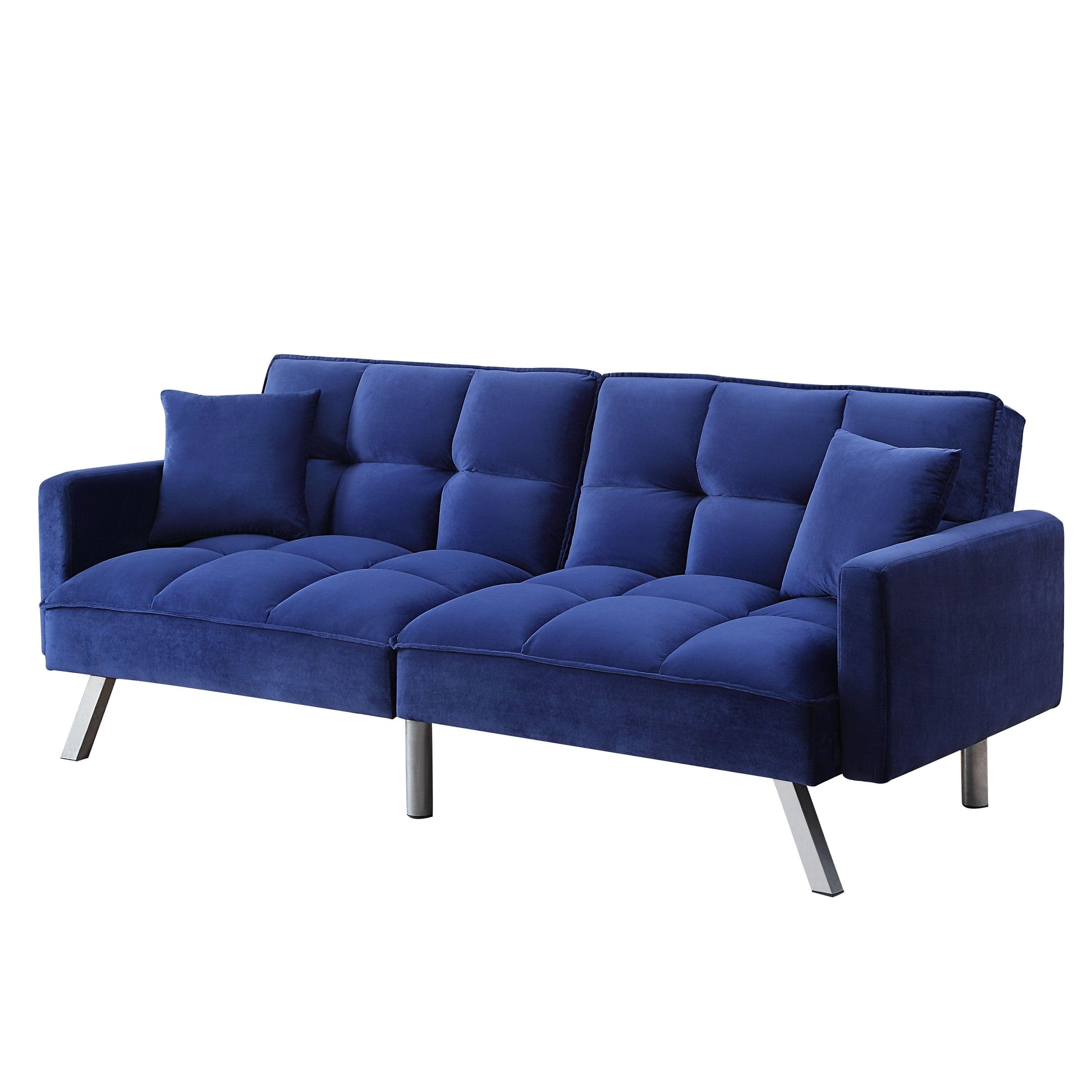 ACME Mecene Adjustable Sofa , Blue Velvet FredCo