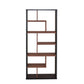 ACME Mileta II Bookshelf, Black & Walnut FredCo