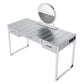 ACME Myles Vanity Set w/USB Port, Antique White & Chrome Finish FredCo