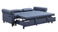 ACME Nichelle Sleeper Sofa, Blue Fabric FredCo