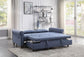 ACME Nichelle Sleeper Sofa, Blue Fabric FredCo