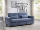 ACME Nichelle Sleeper Sofa, Blue Fabric FredCo