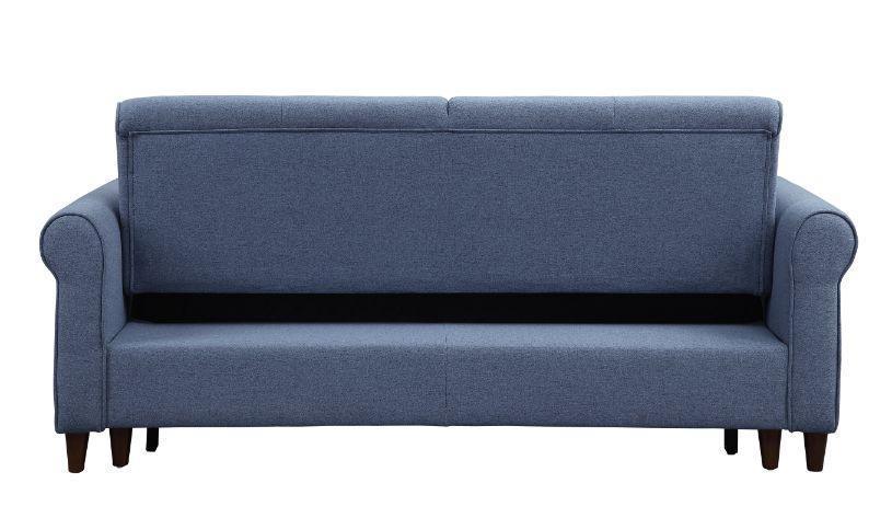 ACME Nichelle Sleeper Sofa, Blue Fabric FredCo