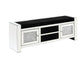 ACME Noralie Bench w/Storage, Mirrored w/Faux Diamonds FredCo