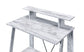 ACME Nypho Writing Desk, Antique White & Black Finish FredCo