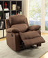 ACME Parklon Recliner, Chocolate Microfiber FredCo