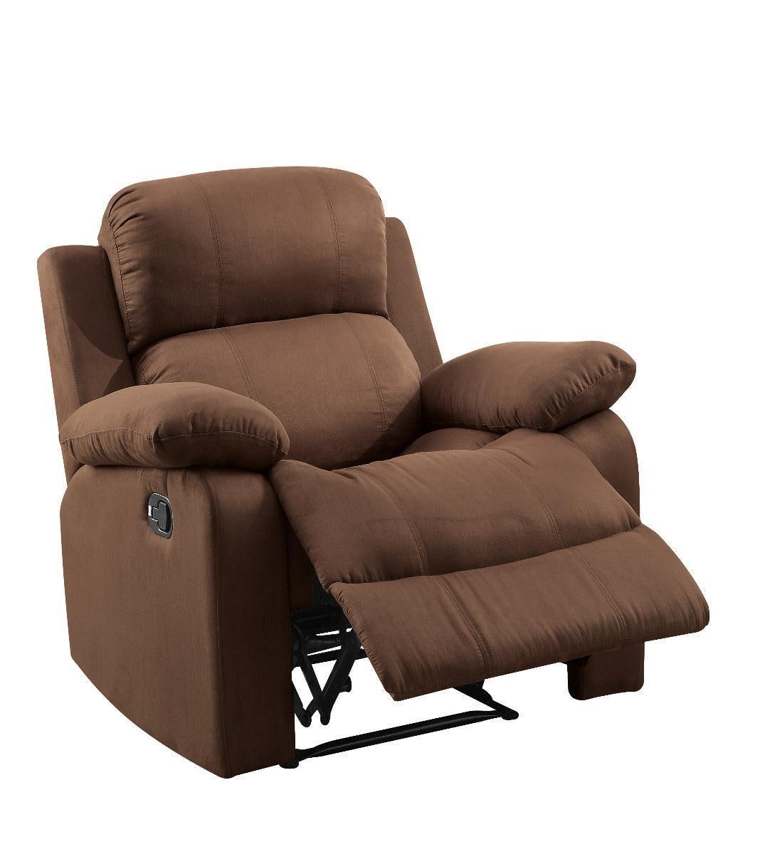 ACME Parklon Recliner, Chocolate Microfiber FredCo