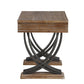 ACME Pellio End Table, Antique Oak & Black FredCo