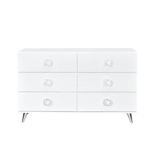 ACME Perse Dresser, White Finish FredCo