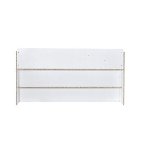 ACME Perse Queen Bed, White Finish FredCo