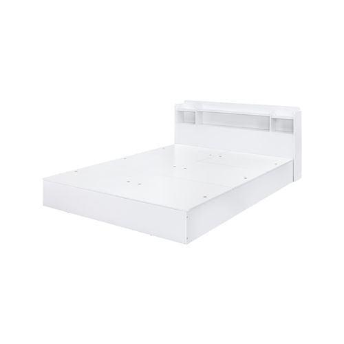 ACME Perse Queen Bed, White Finish FredCo